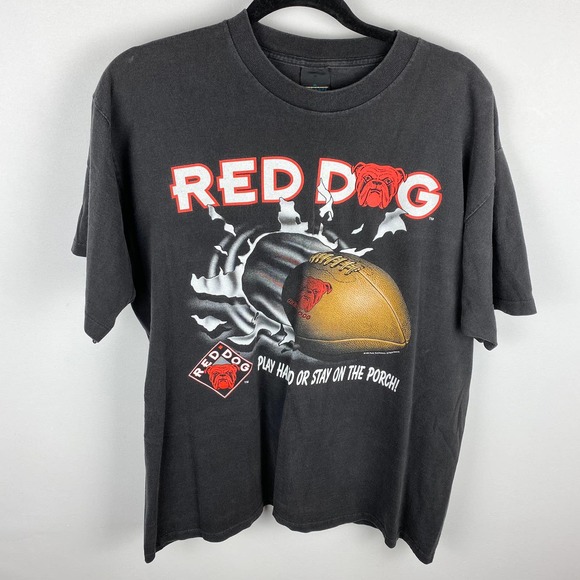 Vintage Other - Vintage 90s Red Dog Football Graphic Tee